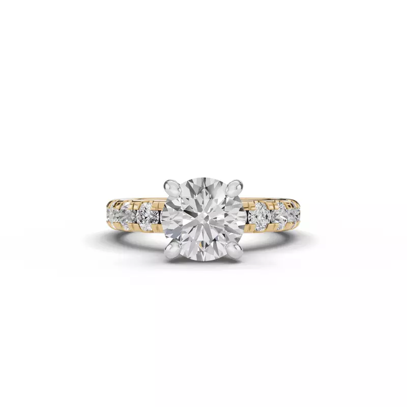 Tradition Hidden Halo Lab Pavé Engagement Ring (1.00ct. tw.)