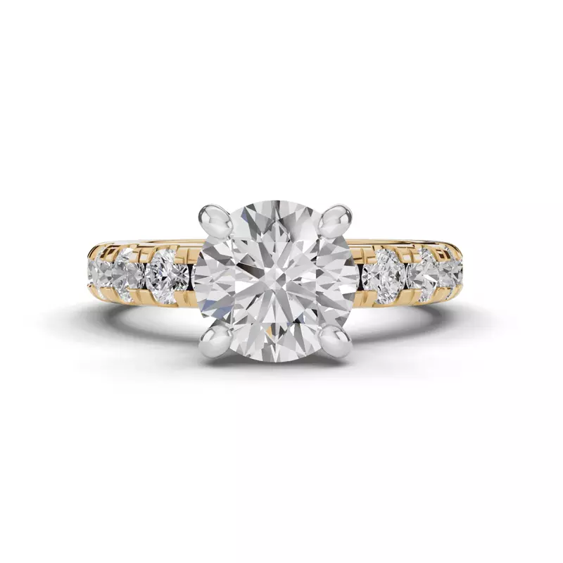 Tradition Hidden Halo Lab Pavé Engagement Ring (1.00ct. tw.)