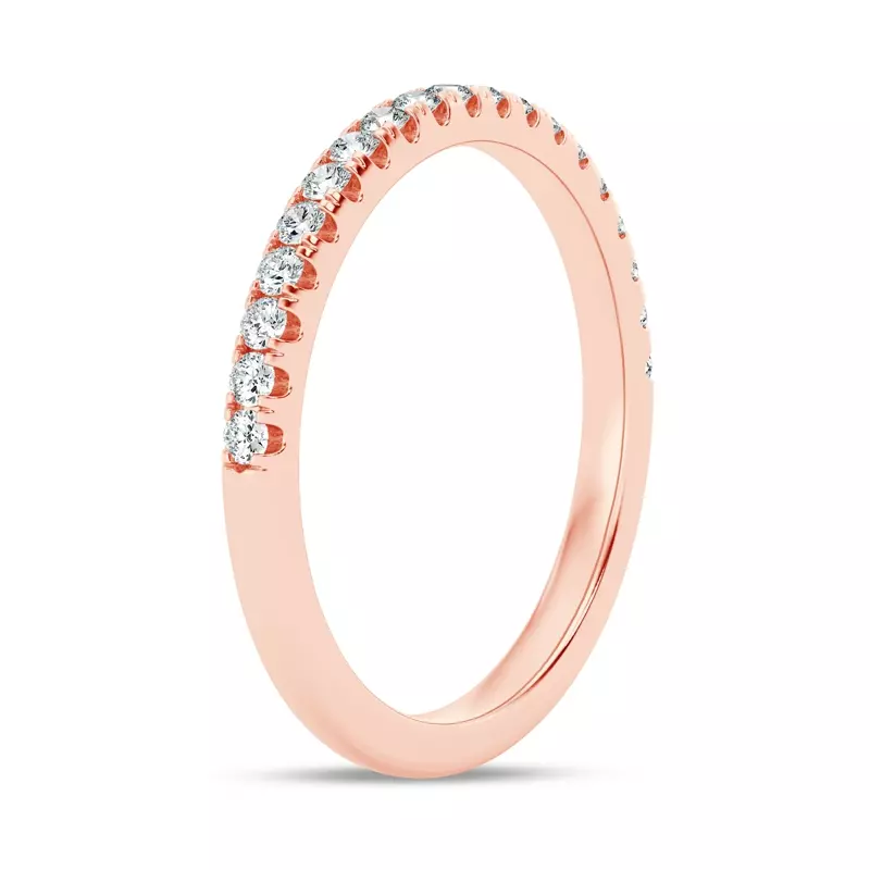 18K Rose Gold Tradition Pavé Lab Band (1/4 ct. tw.)