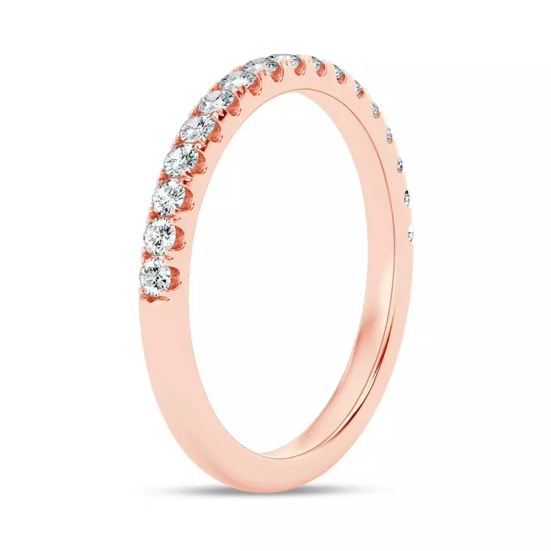 18K Rose Gold Tradition Pavé Lab Band (1/3 ct. tw.)