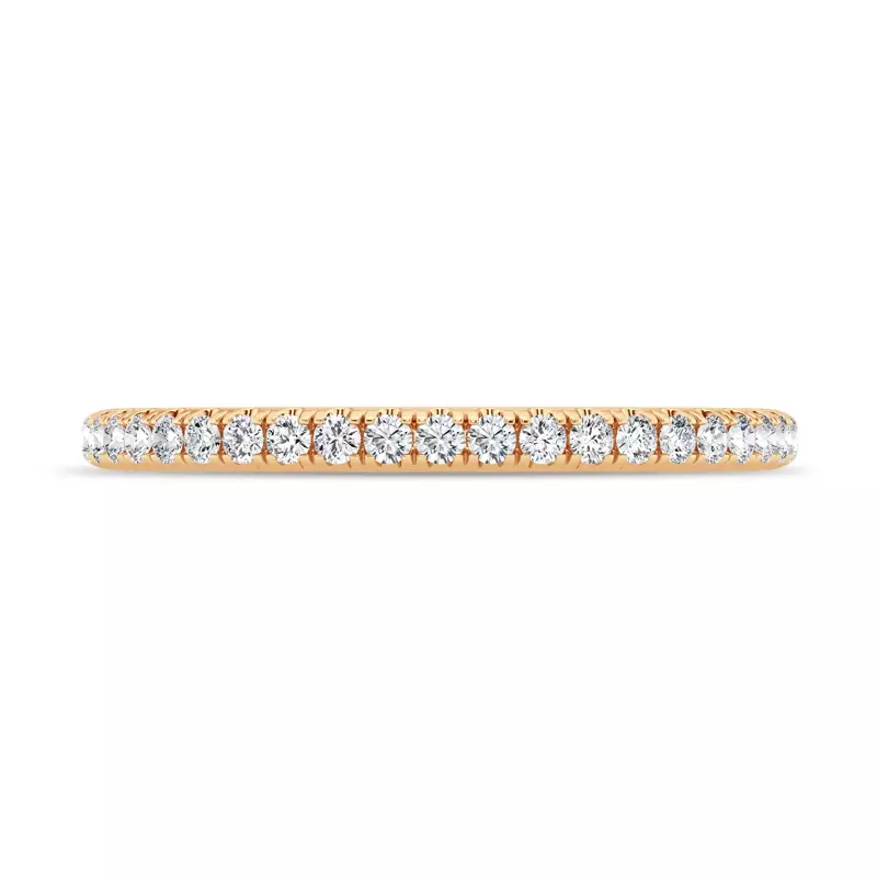 18K Yellow Gold Tradition Pavé Lab Band