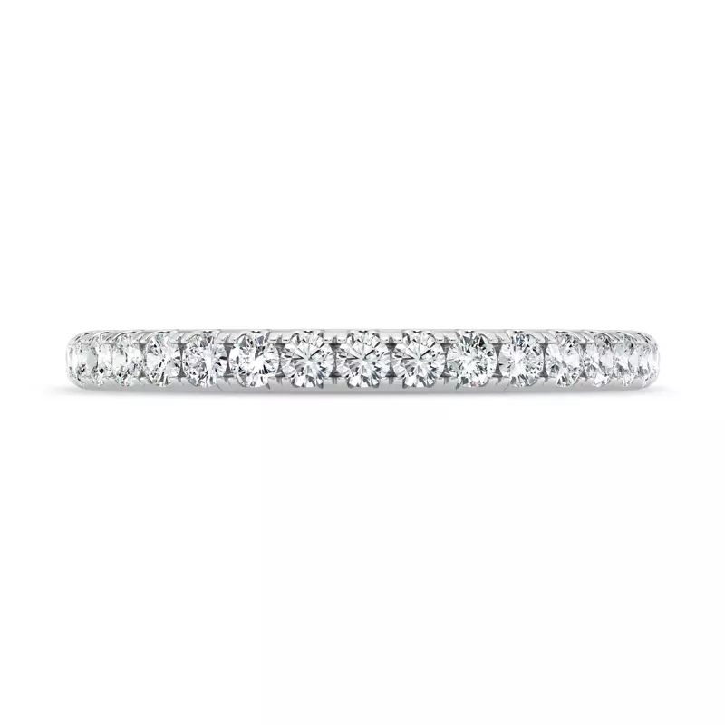 14K White Gold Tradition Pavé Lab Band (1/3 ct. tw.)