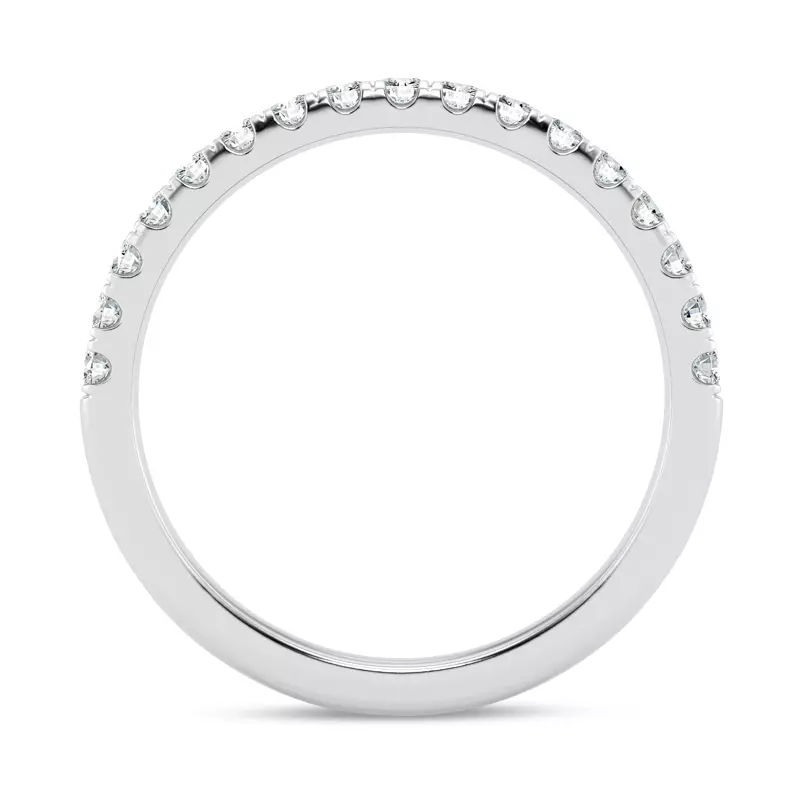 14K White Gold Tradition Pavé Lab Band (1/3 ct. tw.)