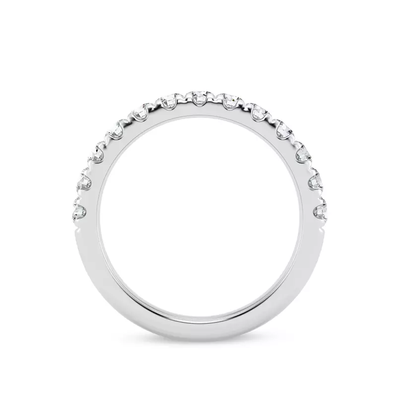 14K White Gold Tradition Pavé Lab Band (3/4 ct. tw.)