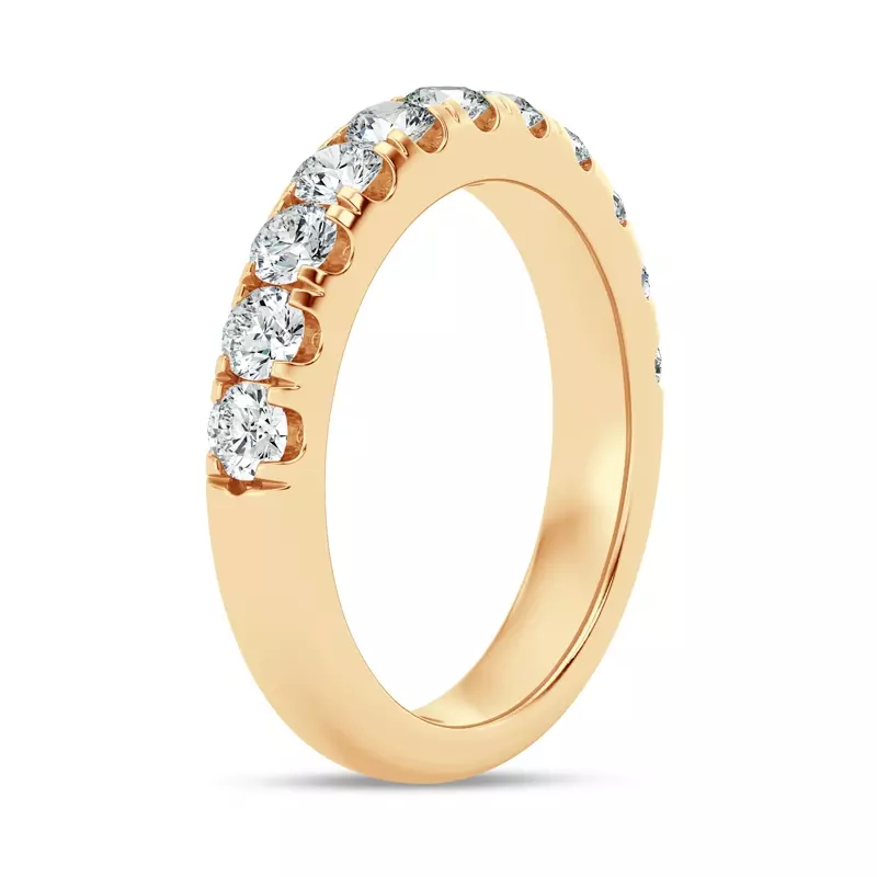 14K Yellow Gold Tradition Pavé Lab Band (1.00ct. tw.)