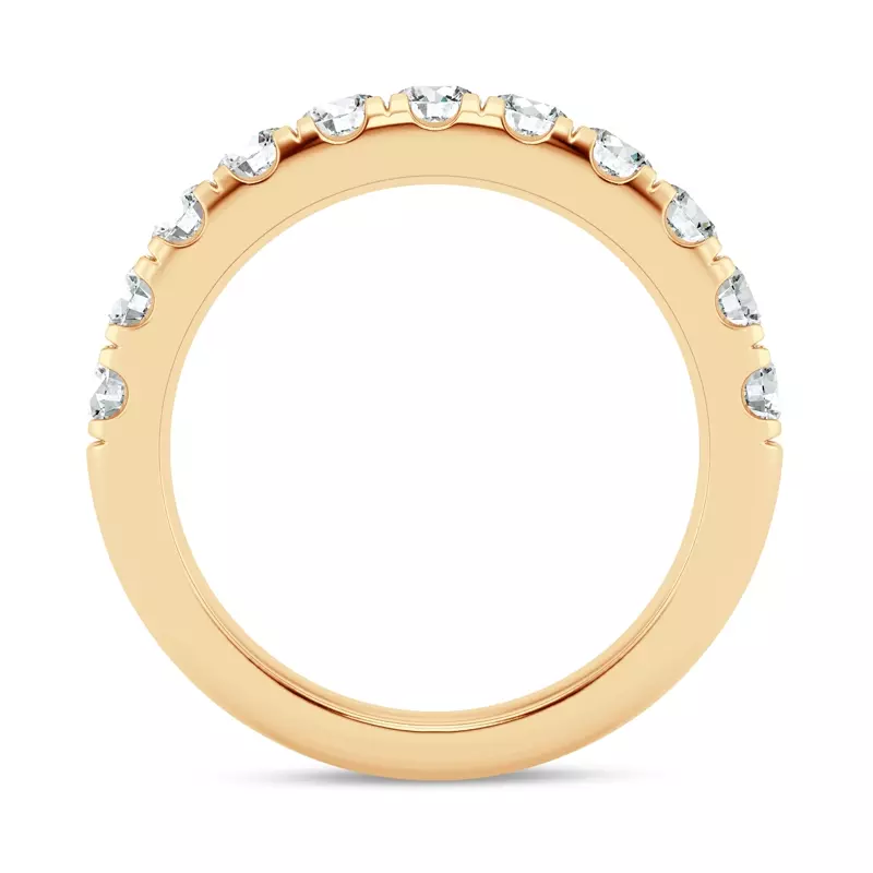14K Yellow Gold Tradition Pavé Lab Band (1.00ct. tw.)