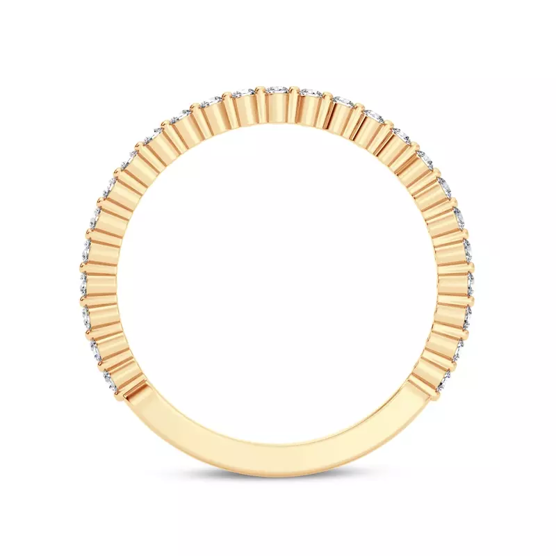 14K Yellow Gold Tradition Shared Prong Lab Diamond Band (1/4ct. tw.)