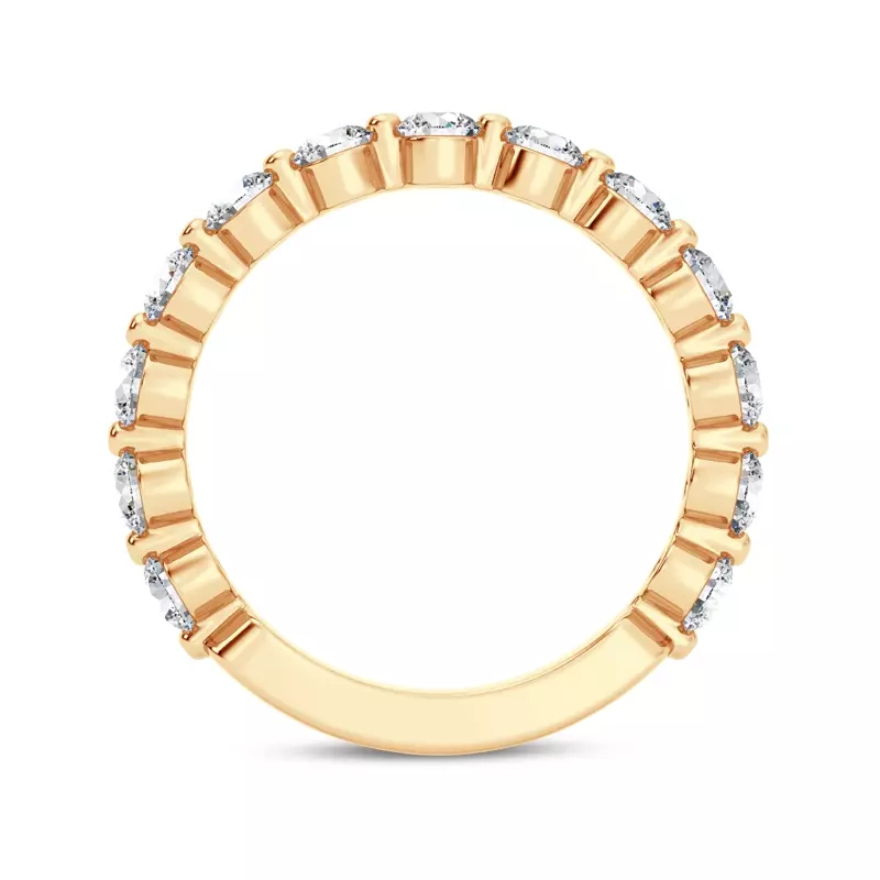 14K Yellow Gold Tradition Shared Prong Lab Diamond Band (1.00ct. tw.)