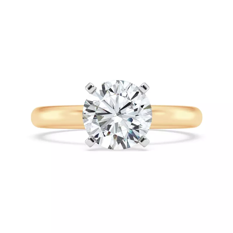 Signature Hearts & Arrows Hidden Halo Engagement Ring (2.7mm)