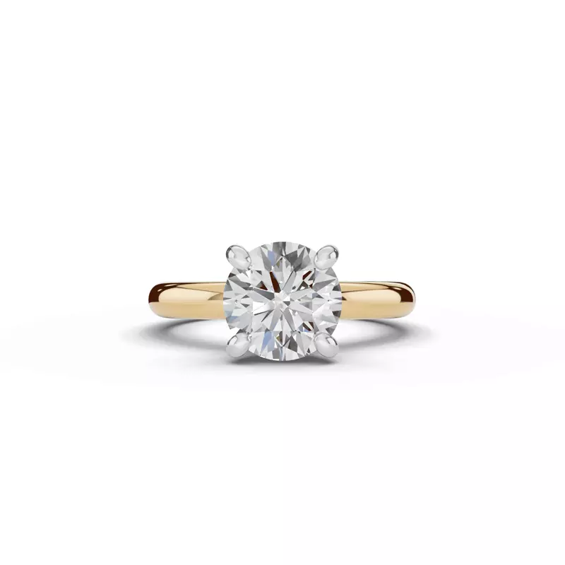 Signature Hearts & Arrows Hidden Halo Engagement Ring (2.7mm)