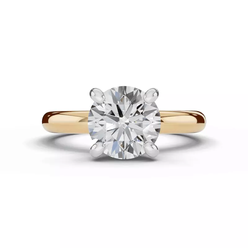 Signature Hearts & Arrows Hidden Halo Engagement Ring (2.7mm)