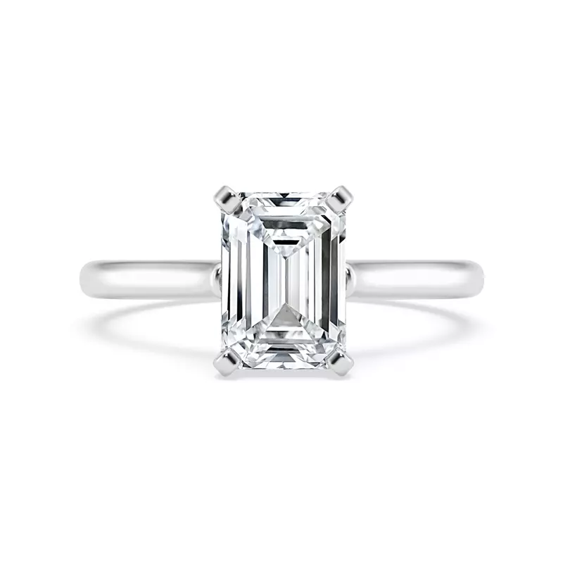 Platinum Signature Hearts & Arrows Hidden Halo Cathedral Engagement Ring (2mm)
