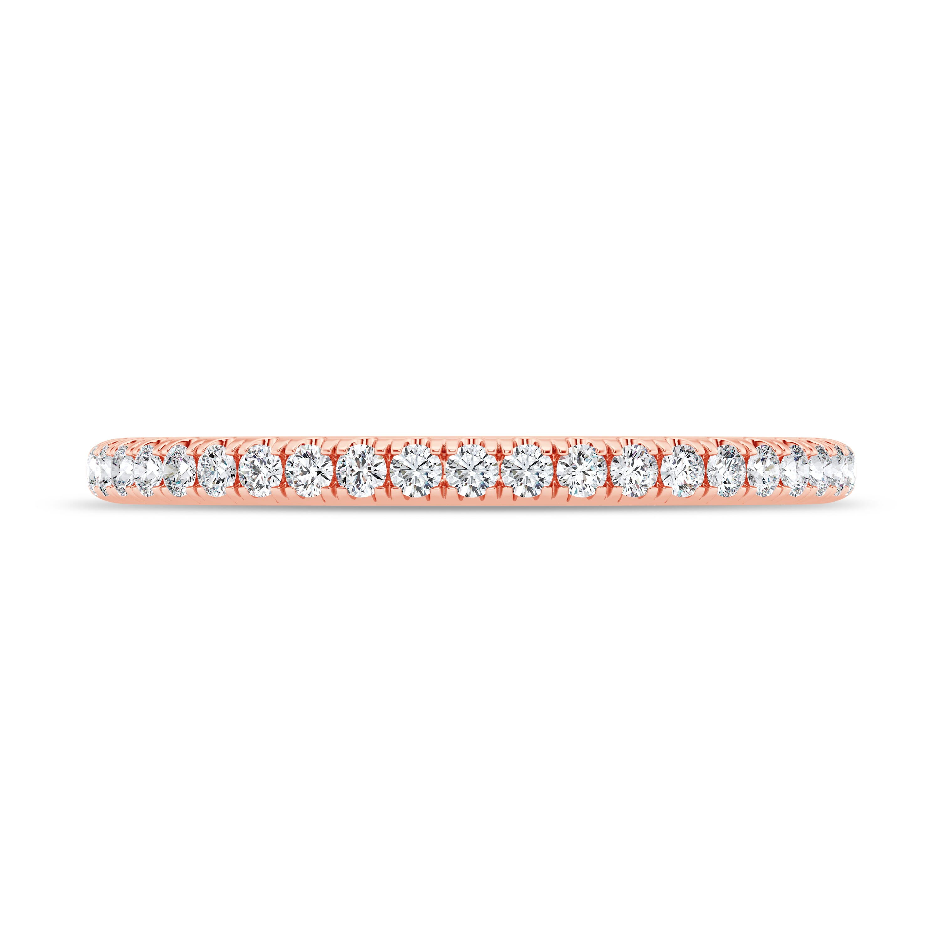 18K Rose Gold Tradition Pavé Band