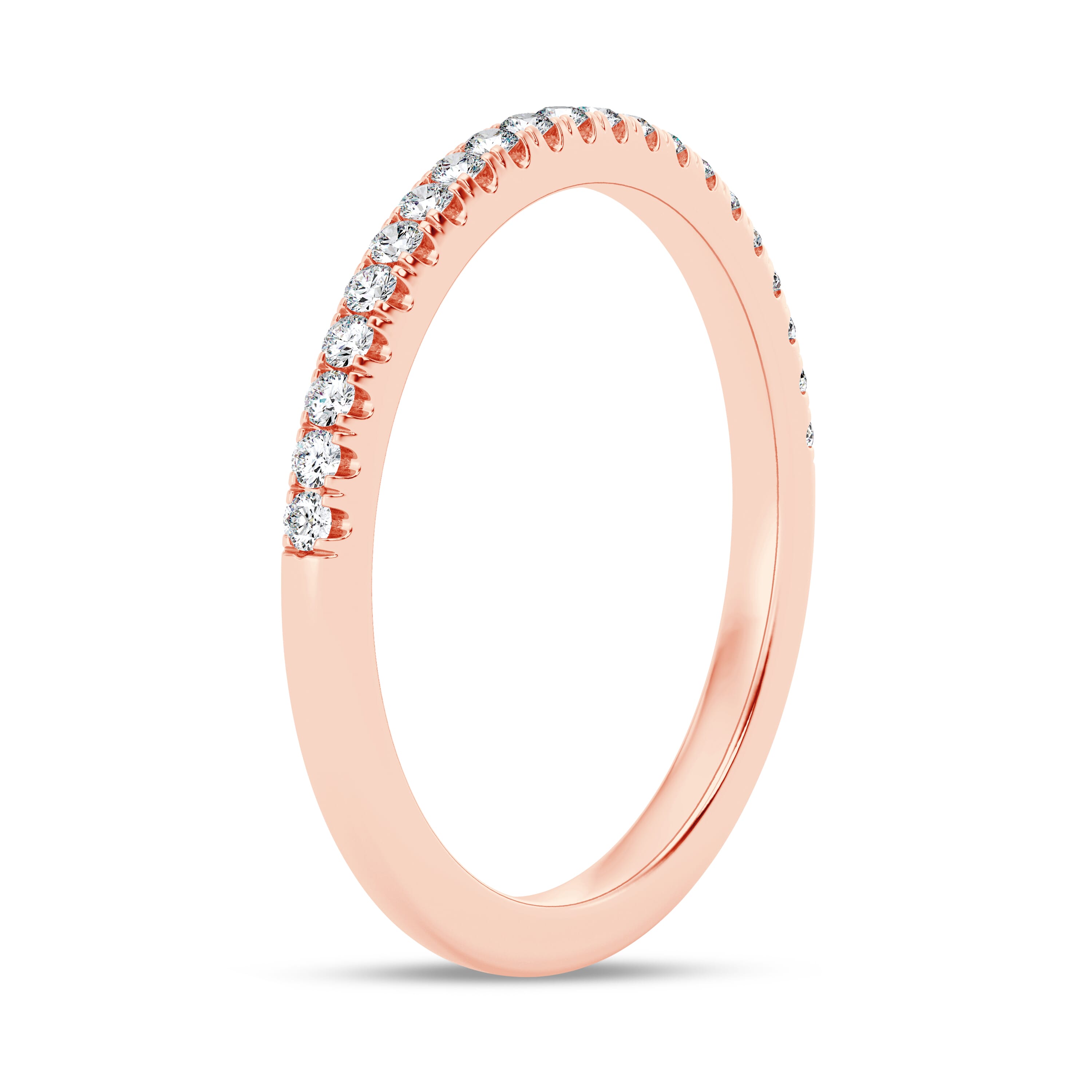 18K Rose Gold Tradition Pavé Band