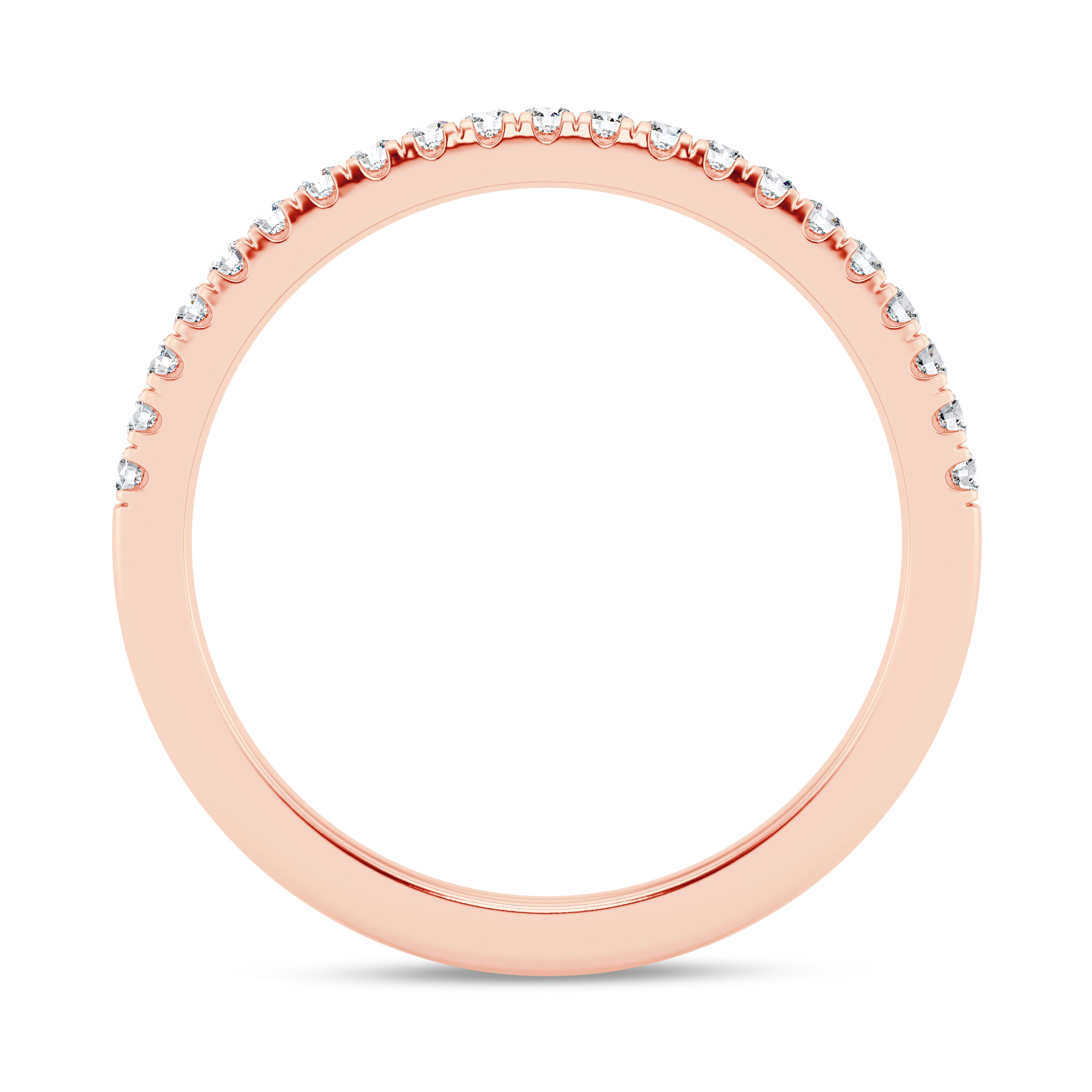 18K Rose Gold Tradition Pavé Band