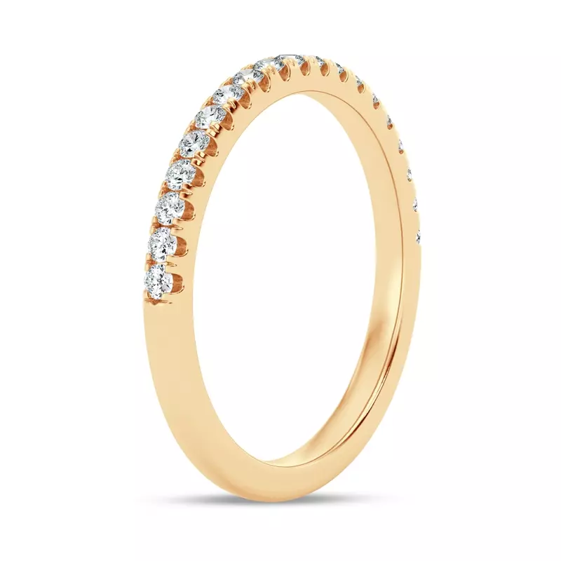 14K Yellow Gold Tradition Pavé Band (1/4 ct. tw.)