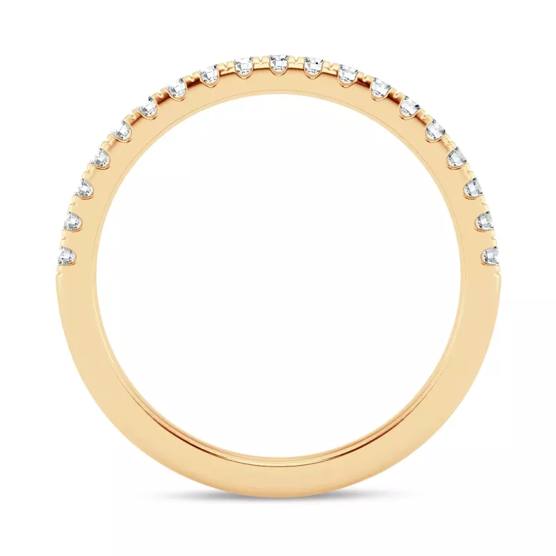 14K Yellow Gold Tradition Pavé Band (1/4 ct. tw.)