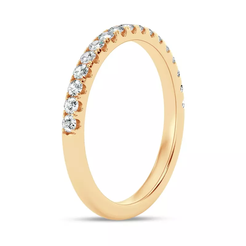 14K Yellow Gold Tradition Pavé Band (1/3 ct. tw.)