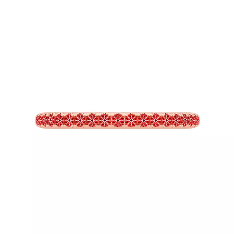 18K Rose Gold Signature Hearts & Arrows Pavé Band (1/4ct. tw.)