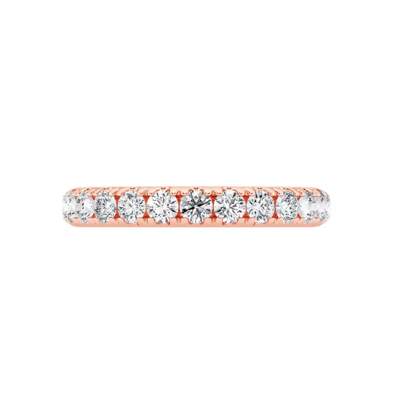 18K Rose Gold Signature Hearts & Arrows Pavé Band (3/4ct. tw.)