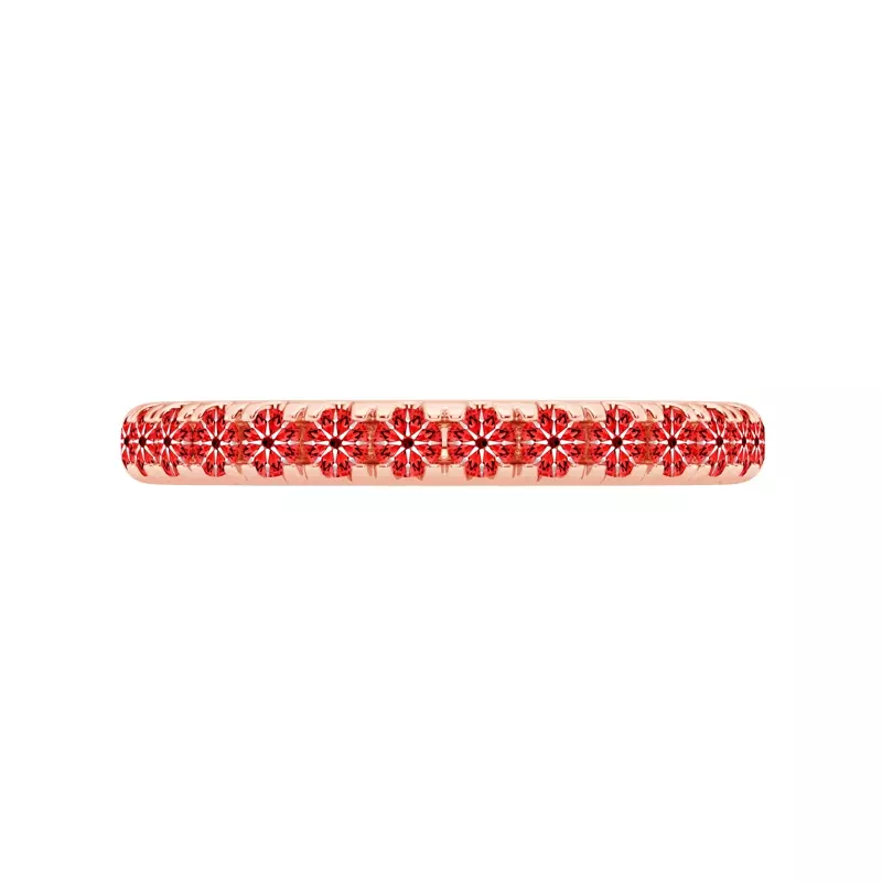 14K Rose Gold Signature Hearts & Arrows Pavé Band (1/2ct. tw.)