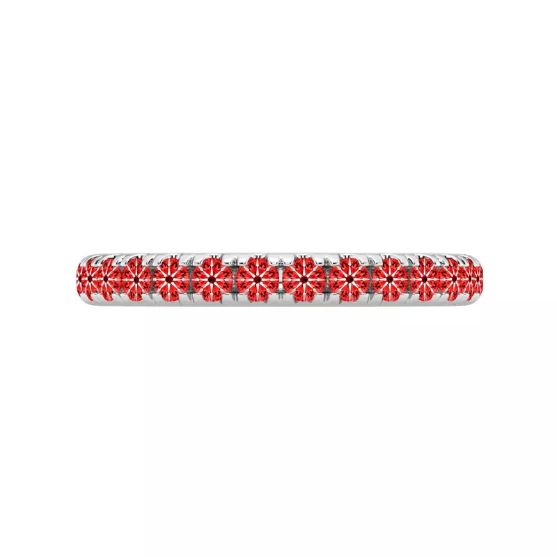 14K White Gold Signature Hearts & Arrows Pavé Band (1/2ct. tw.)