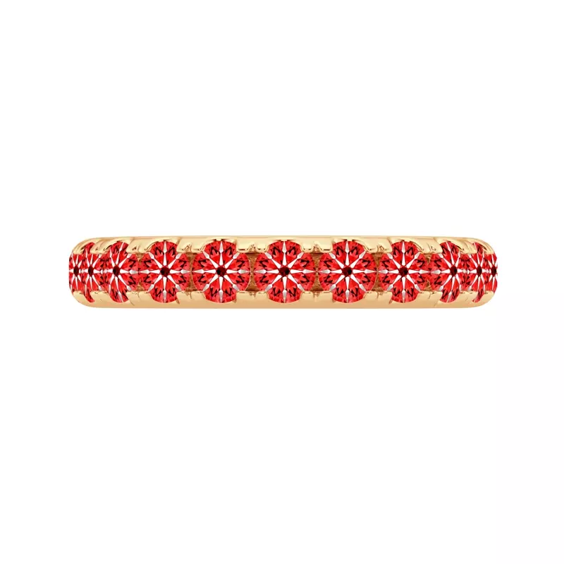 14K Yellow Gold Signature Hearts & Arrows Pavé Band (1.00ct. tw.)
