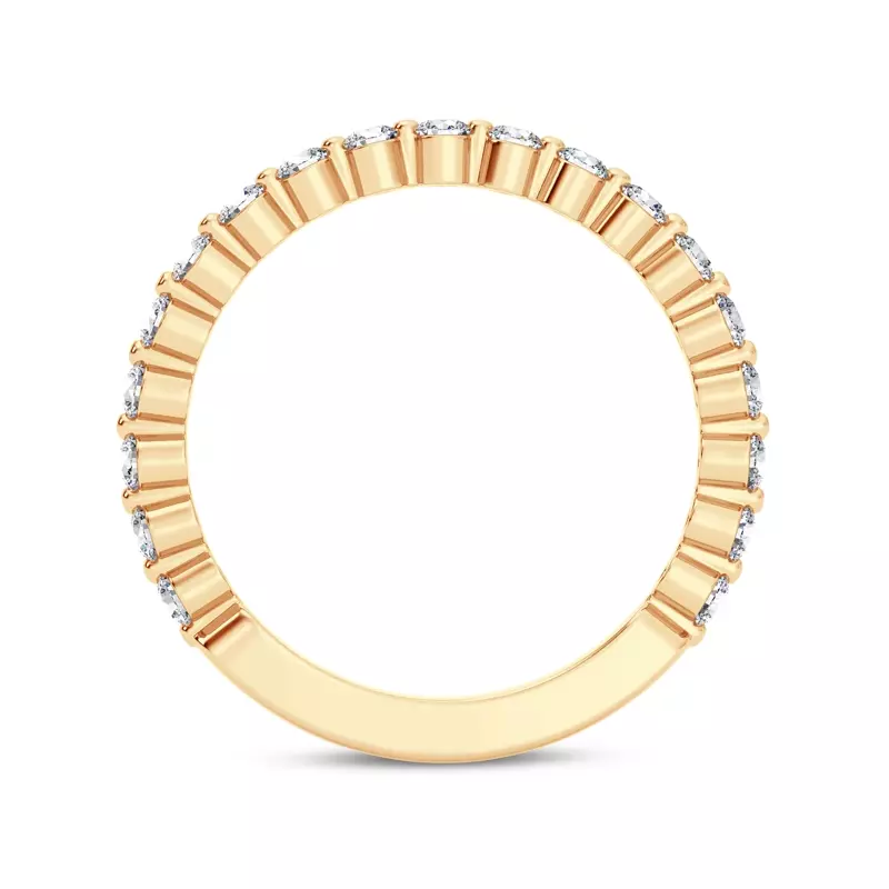 14K Yellow Gold Tradition Shared Prong Diamond Band (1/2ct. tw.)