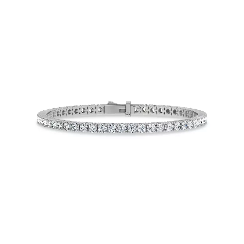 Platinum Four-Prong Lab Diamond Tennis Bracelet (6 ct. tw.)
