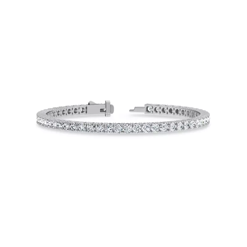 Platinum Four-Prong Lab Diamond Tennis Bracelet (6 ct. tw.)