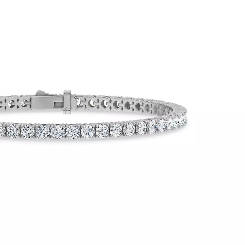 Platinum Four-Prong Lab Diamond Tennis Bracelet (6 ct. tw.)