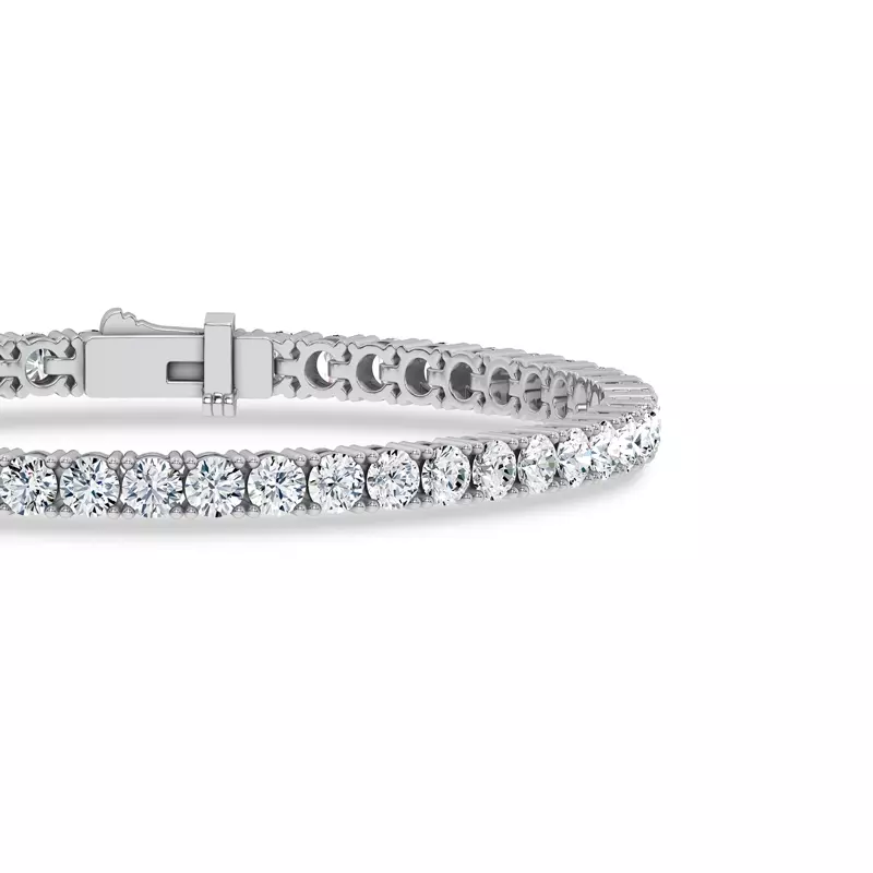 Platinum Four-Prong Lab Diamond Tennis Bracelet (7 ct. tw.)