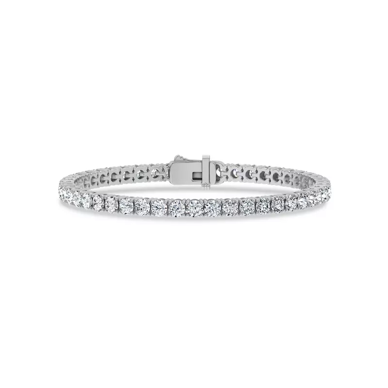 14K White Gold Four-Prong Lab Diamond Tennis Bracelet (8 ct. tw.)