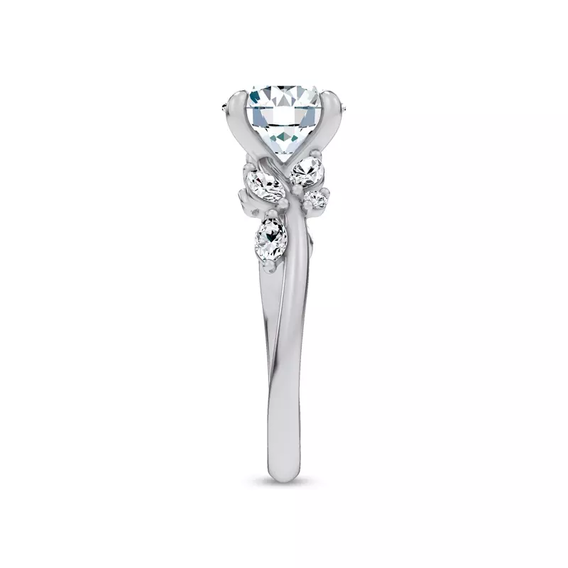 Platinum Lea Nature-Inspired Engagement Ring