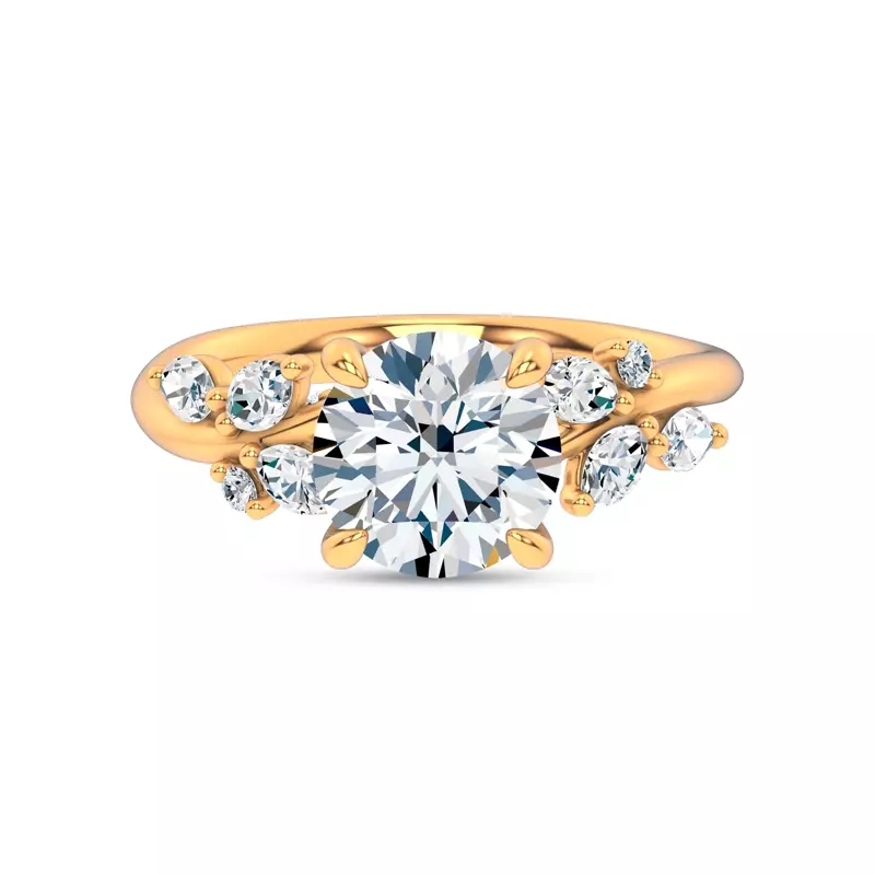 Lea Nature-Inspired Engagement Ring