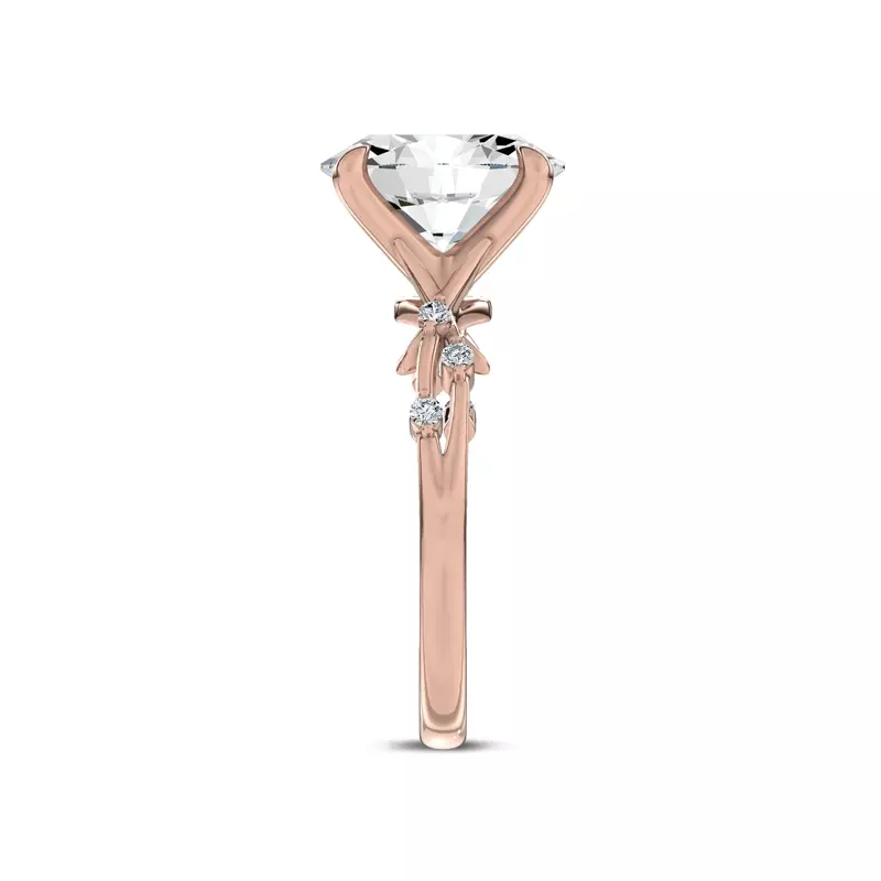 14K Rose Gold Vionne Vine Engagement Ring