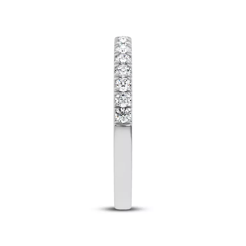 Platinum Brenda Classic Pavé Band