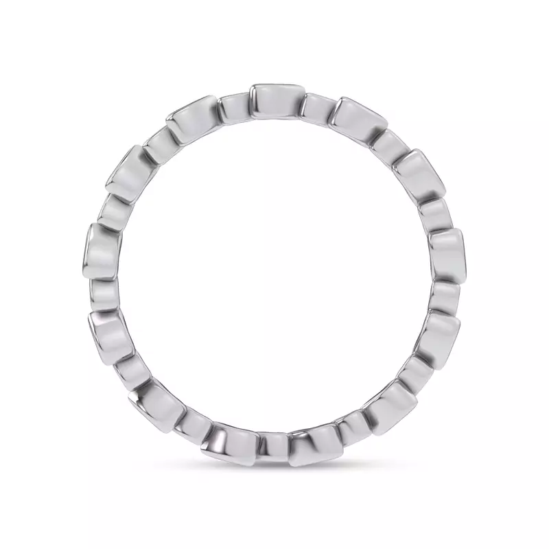 Platinum Pulsing Heart Band