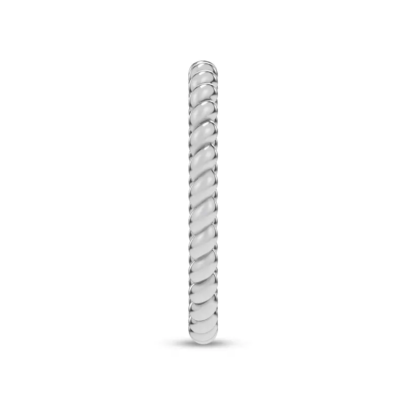 Platinum Twisted Spiral Band