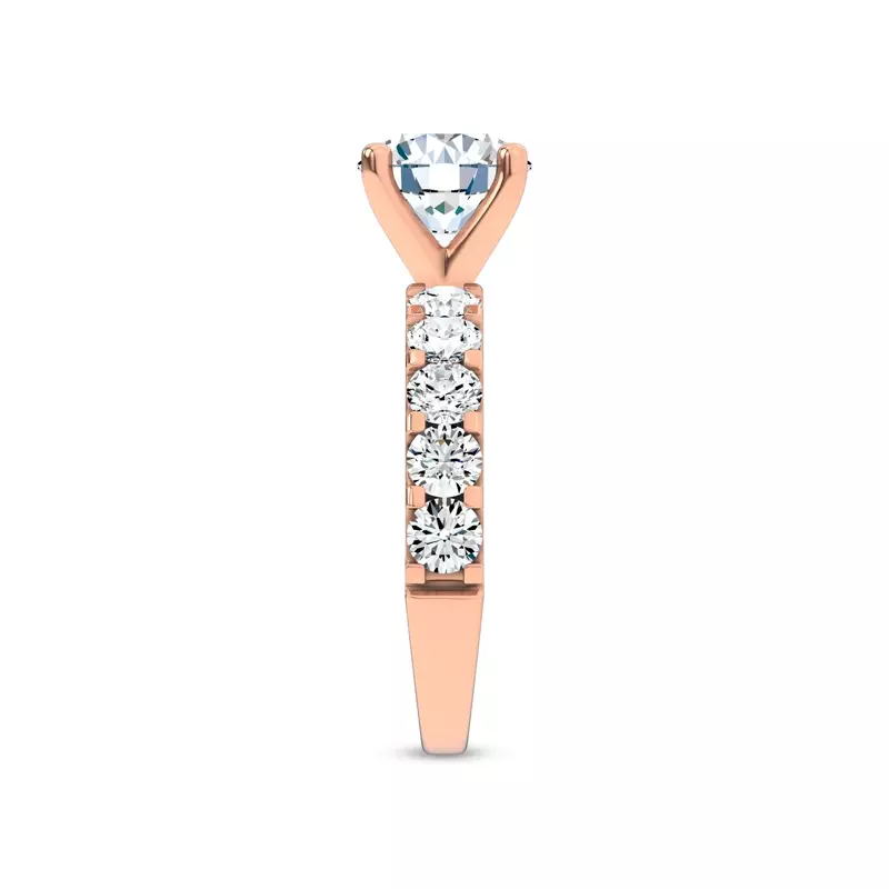 14K Rose Gold Jules Classic Lab Engagement Ring (1.33ct. tw.)