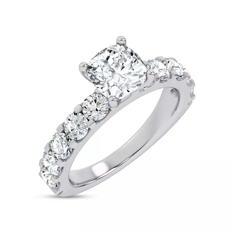 14K White Gold Jules Classic Lab Engagement Ring (1.33ct. tw.)