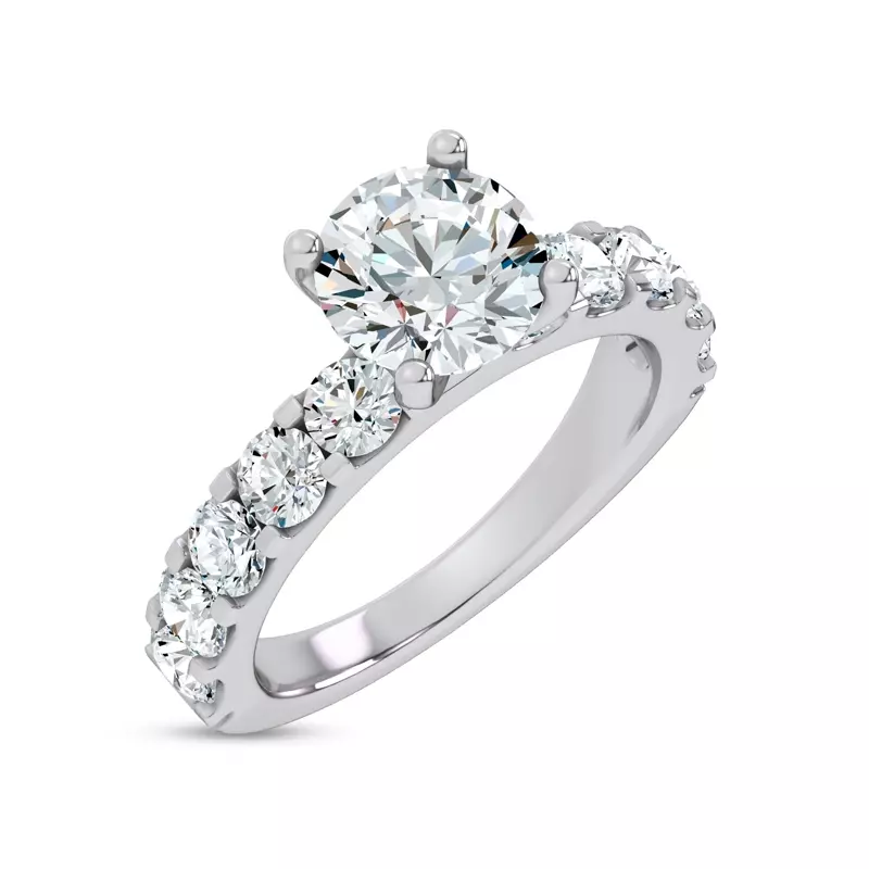 Platinum Jules Classic Lab Engagement Ring (1.33ct. tw.)