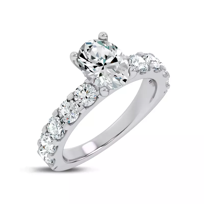 Platinum Jules Classic Lab Engagement Ring (1.33ct. tw.)