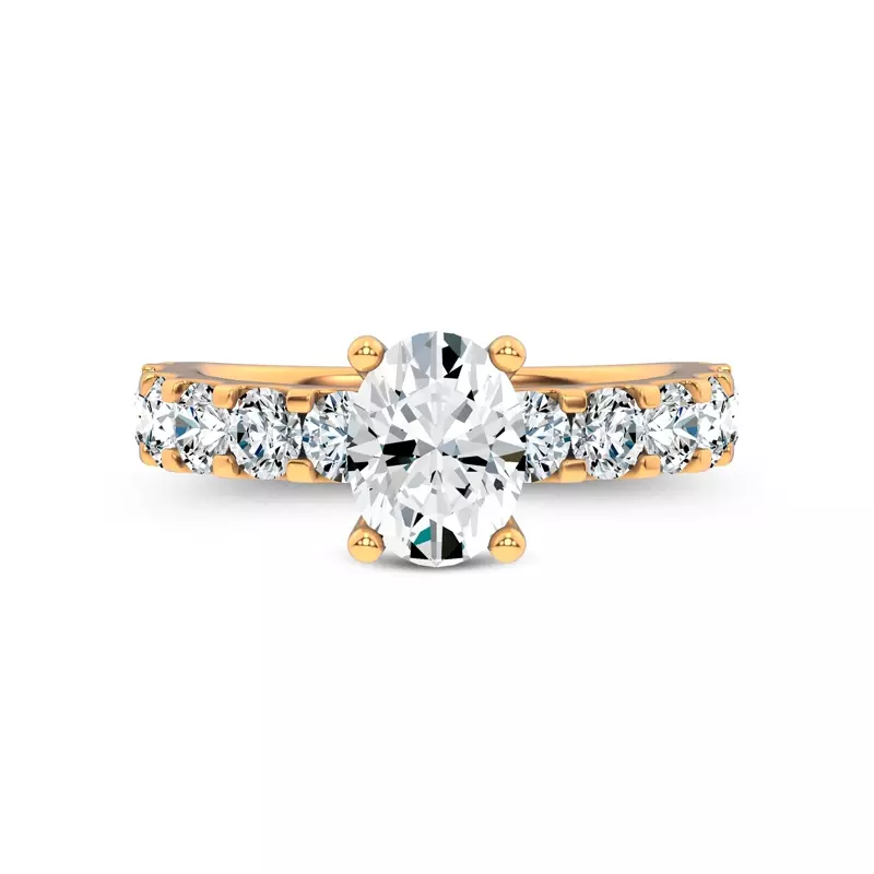 14K Yellow Gold Jules Classic Lab Engagement Ring (1.33ct. tw.)