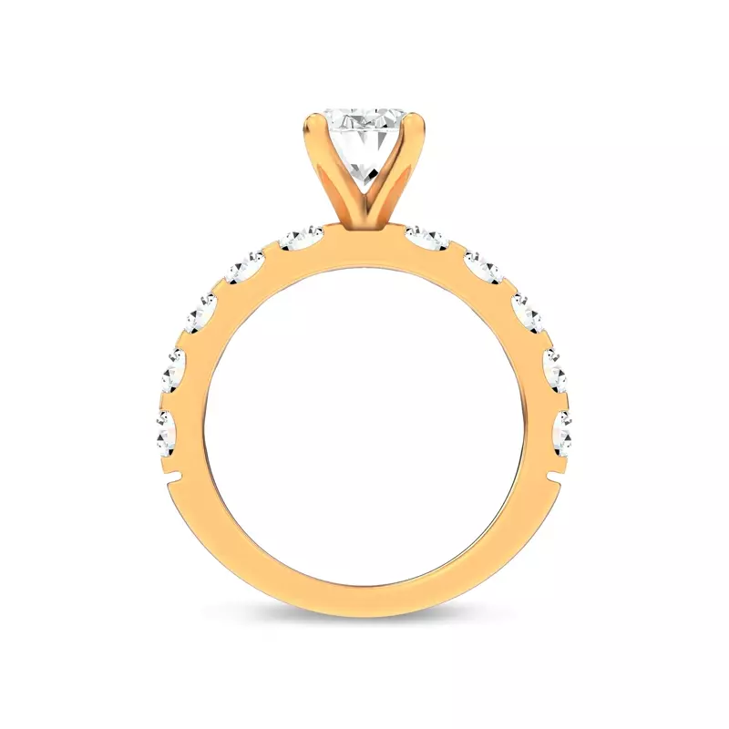 14K Yellow Gold Jules Classic Lab Engagement Ring (1.33ct. tw.)