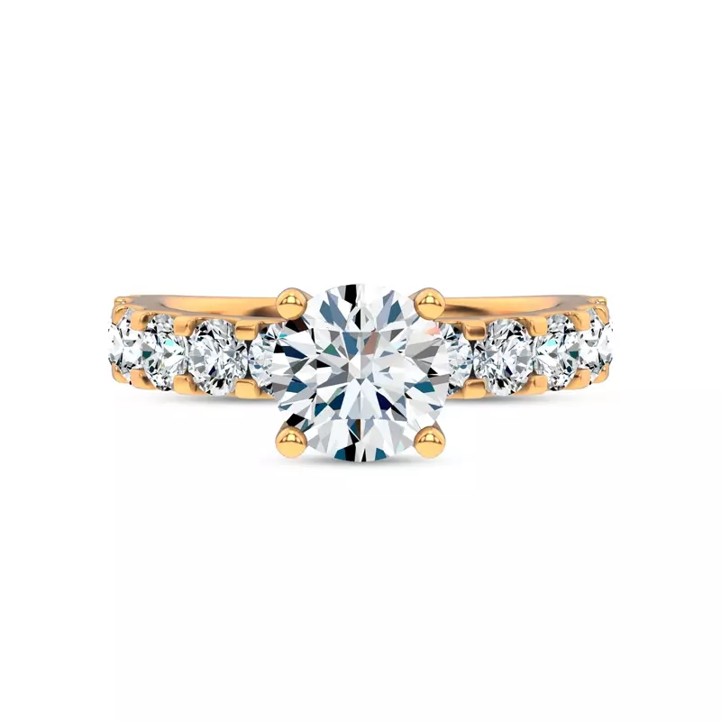 18K Yellow Gold Jules Classic Lab Engagement Ring (1.33ct. tw.)