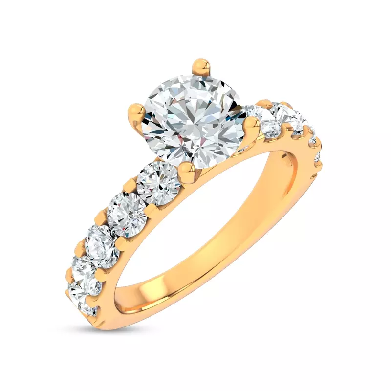 18K Yellow Gold Jules Classic Lab Engagement Ring (1.33ct. tw.)