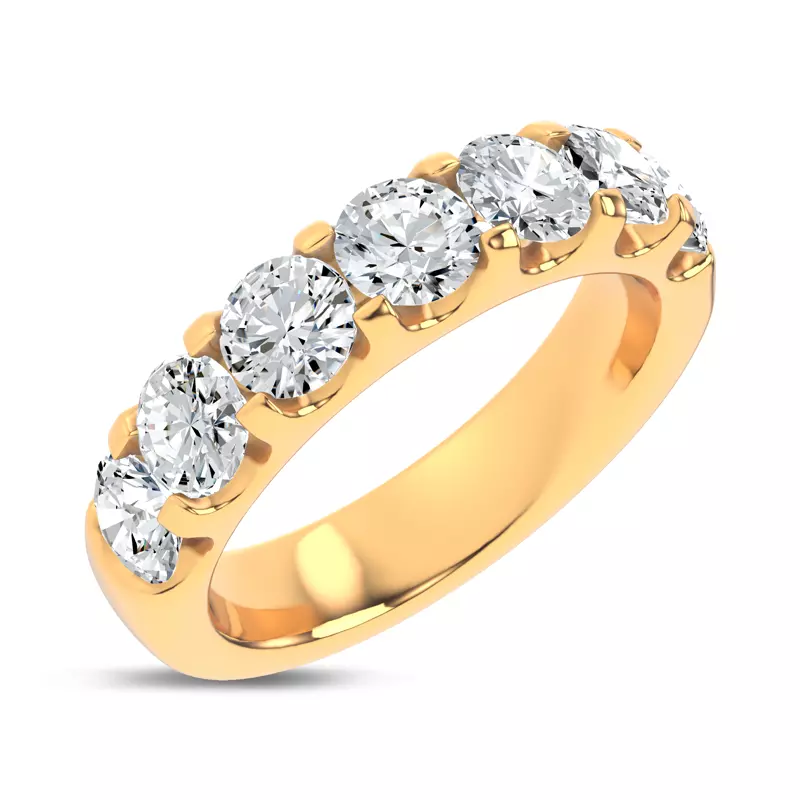 14K Yellow Gold Jules Classic Lab Diamond Band (2.00ct. tw.)