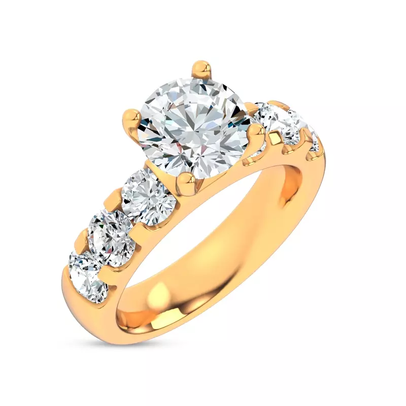 14K Yellow Gold Jules Classic Lab Engagement Ring (1.70ct. tw.)