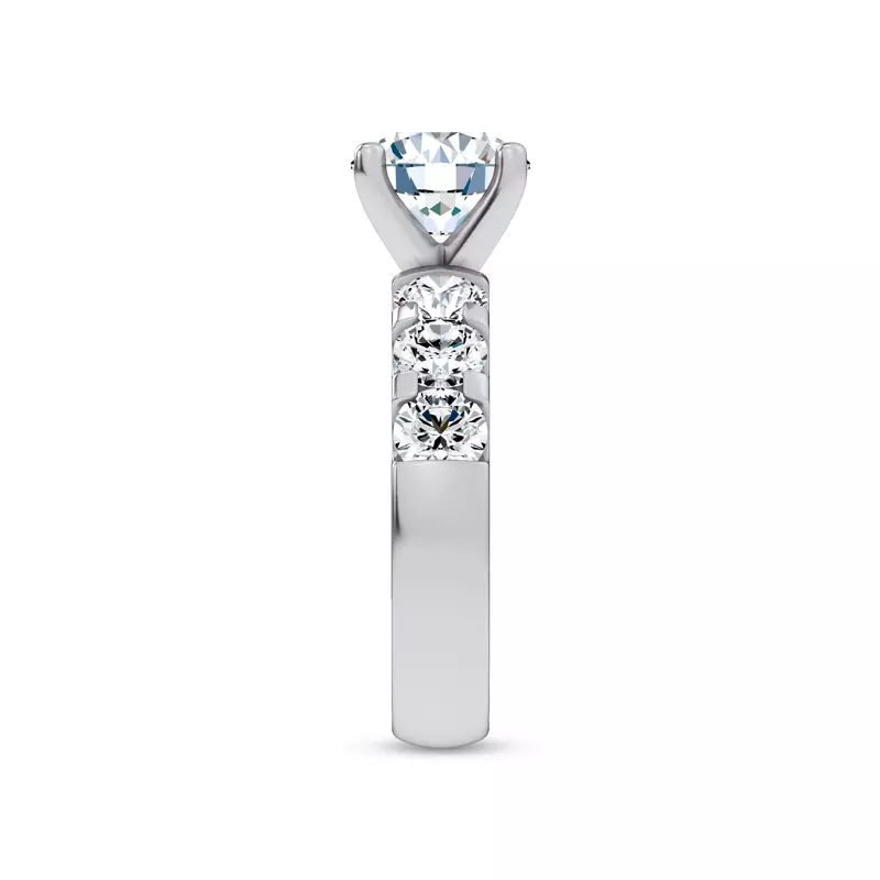 18K White Gold Jules Classic Diamond Engagement Ring (1.70ct. tw.)